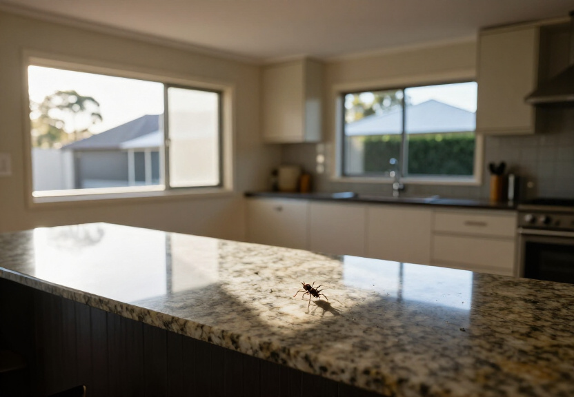 Ant-free living room in Kingsgrove after pest control