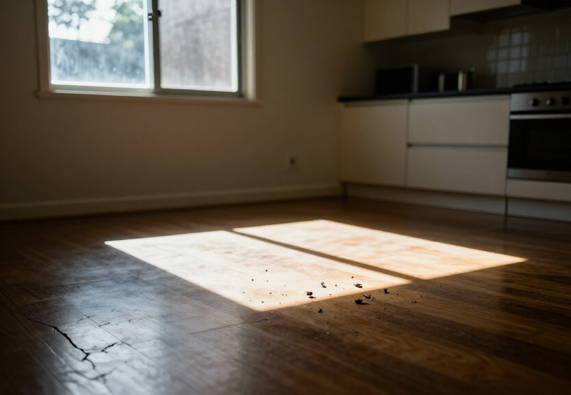 Ant trail in a Kingsgrove living room before treatment